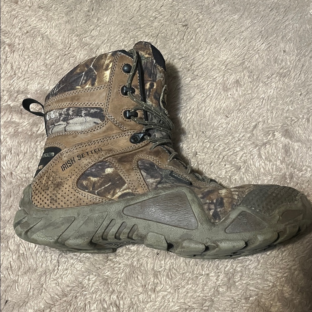 Irish Setter Men's 9.5 D waterproof , scentban, with 400g of thinsulate.